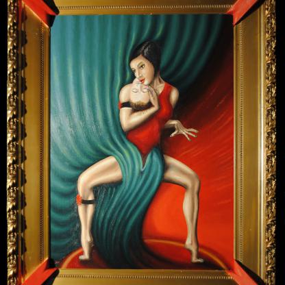 115b/2024-paneel Salomé met het hoofd van Johannes den Doper afm. 46bx62h cm €3.000,-