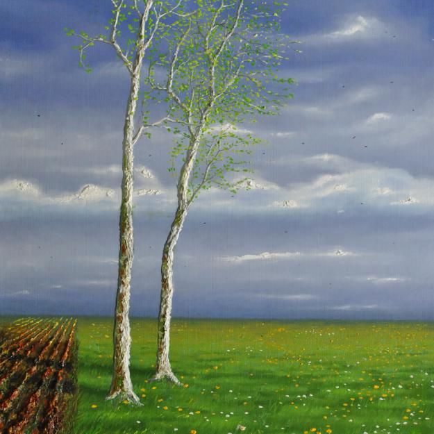 109/2023 Zomer afm.45bx90h cm €1.500,- (alle vier €4.500,-)